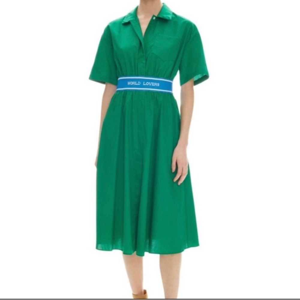 Sandro green dress